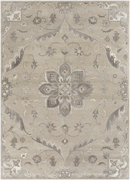 Peterstown Beige Wool Rug