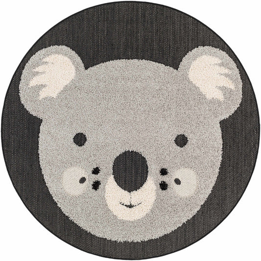 Kids Koala Animal Print Nursery Area Rug